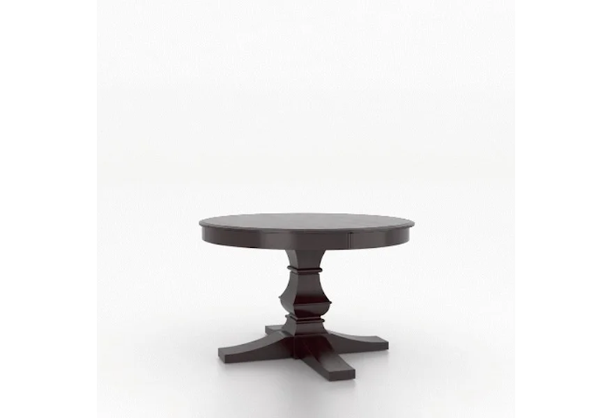 Core - Custom Dining Customizable Round Dining Table by Canadel at Johnny Janosik