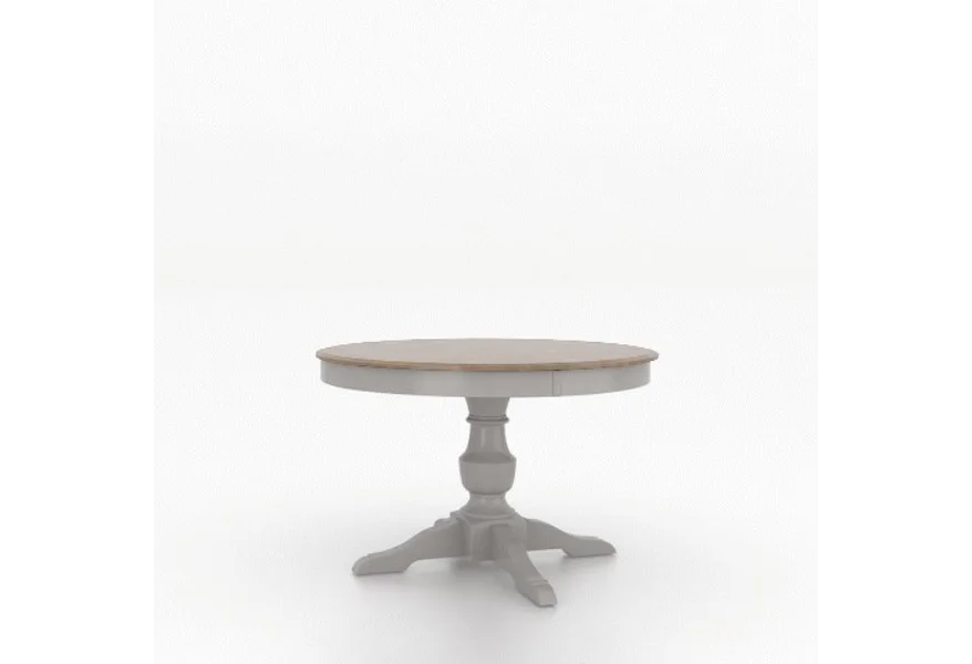 Core - Custom Dining Customizable Round Dining Table by Canadel at Johnny Janosik
