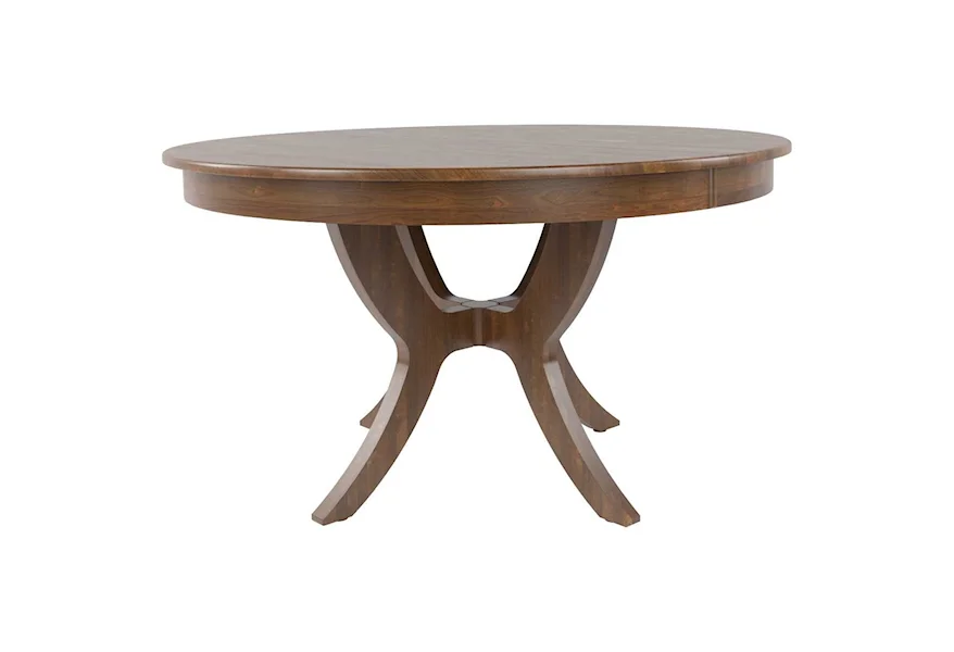 Core - Custom Dining Customizable Round Dining Table by Canadel at Steger's Furniture