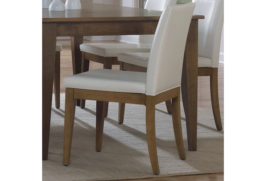 Custom Dining Customizable Side Chair by Canadel at Steger's Furniture & Mattress