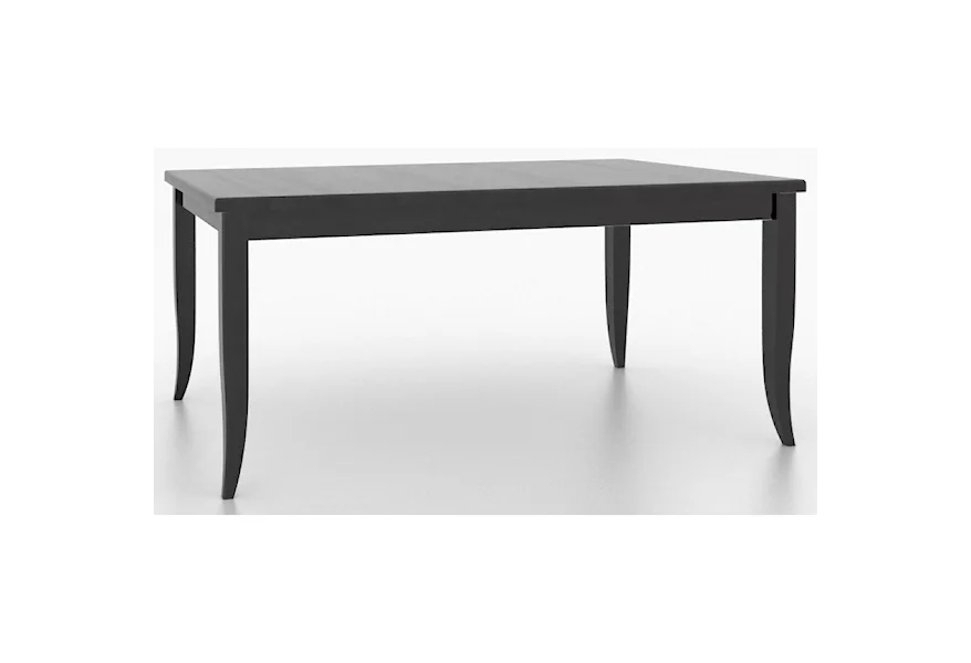 Custom Dining Customizable Rectangular Dining Table by Canadel at Williams & Kay