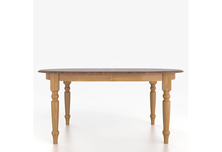 Custom Dining Tables <b>Customizable</b> Oval Table with Legs by Canadel at Steger's Furniture & Mattress