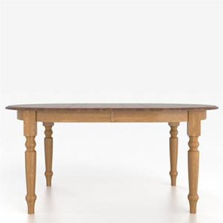 &lt;b&gt;Customizable&lt;/b&gt; Oval Table with Legs