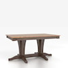 Canadel Custom Dining Tables Customizable Rectangular Table with Pedestal