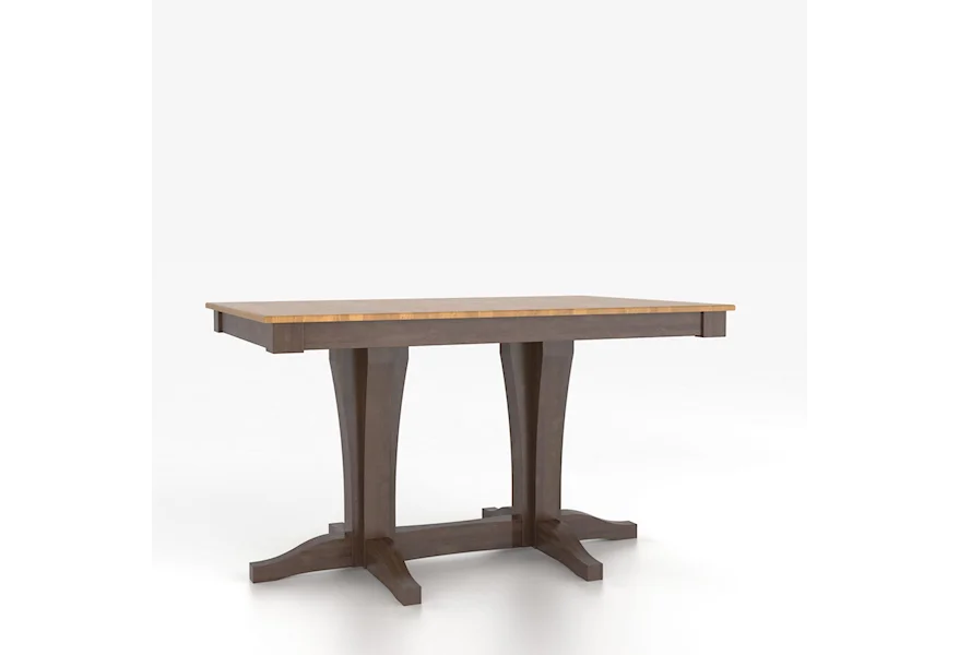 Custom Dining Tables Customizable Rectangular Counter Table by Canadel at Steger's Furniture & Mattress