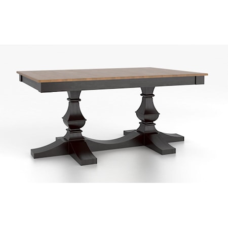 Customizable Rectangular Table w/ Pedestal