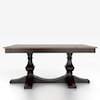 Canadel Custom Dining Tables Customizable Rectangular Table w/ Pedestal
