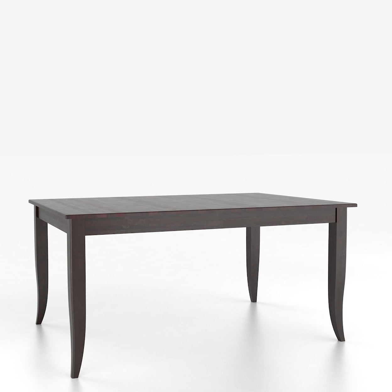 Canadel Custom Dining Tables Customizable Rectangular Table with Legs