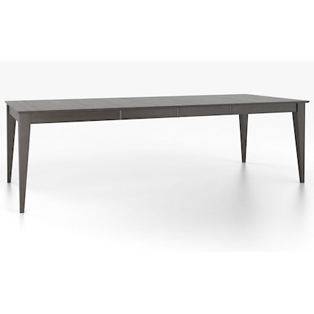 Customizable Rectangular Table with Legs