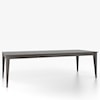 Canadel Custom Dining Tables Customizable Rectangular Table with Legs