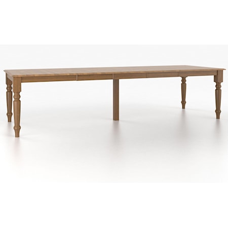 Customizable Rectangular Table with Legs