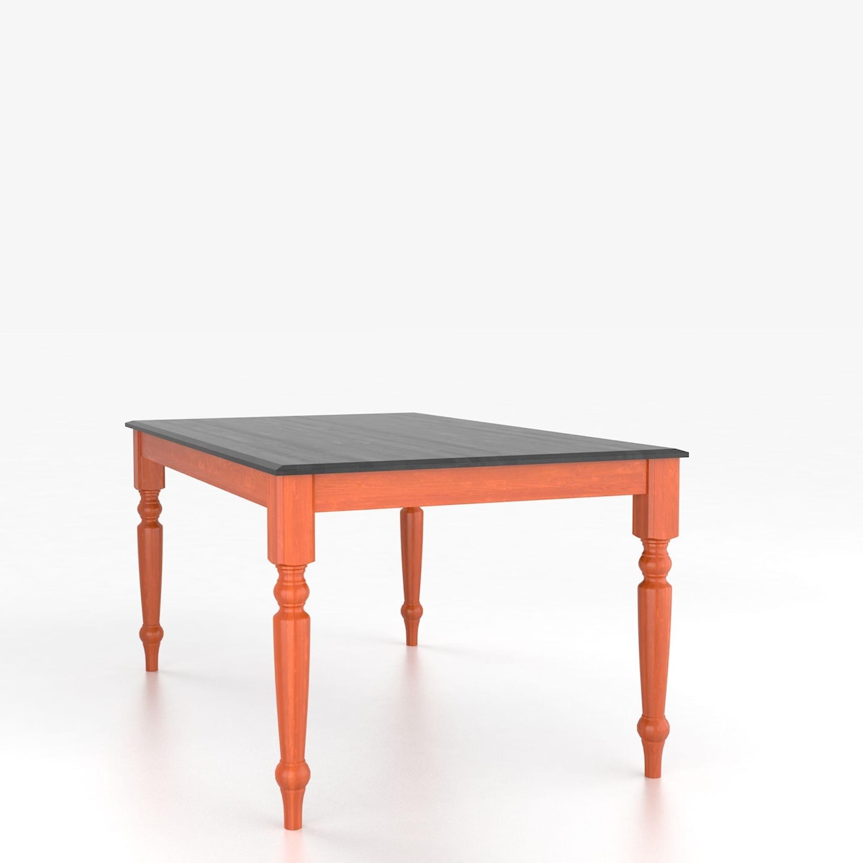 Canadel Custom Dining Tables Customizable Rectangular Table with Legs