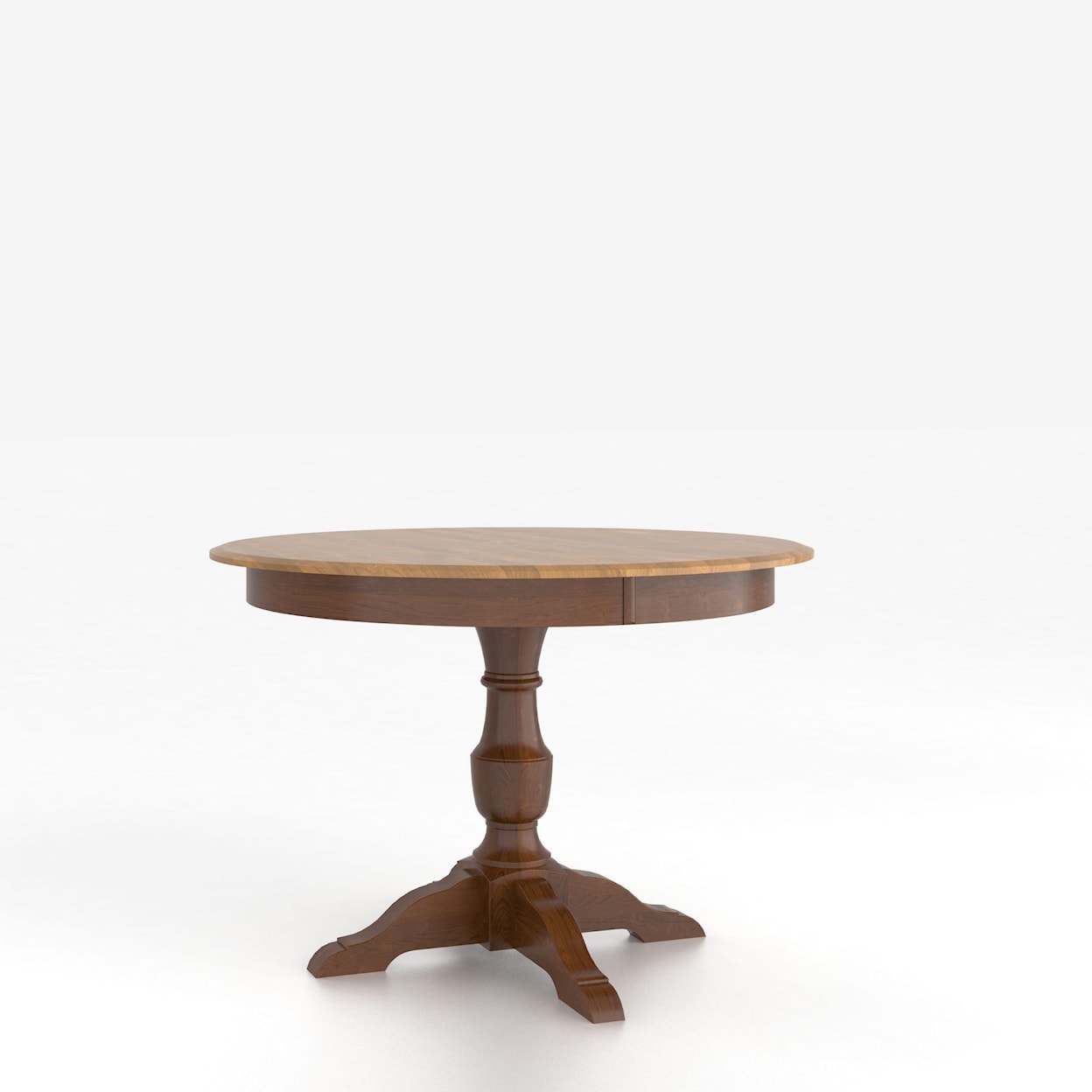 Canadel Custom Dining Tables Customizable Round Table with Pedestal