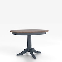 Customizable Round Table with Pedestal