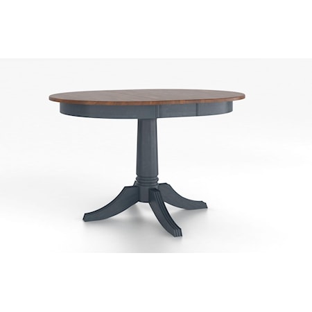 <b>Customizable</b> Round Table w/ Pedestal