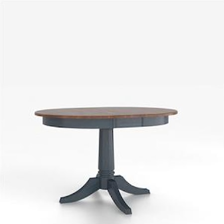 &lt;b&gt;Customizable&lt;/b&gt; Round Table w/ Pedestal