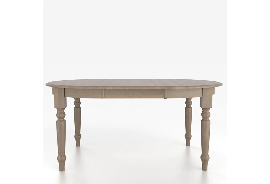 Custom Dining Tables <b>Customizable</b> Round Table with Legs by Canadel at Dinette Depot