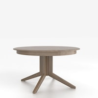 Customizable Round Table with Pedestal