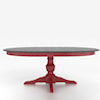 Canadel Custom Dining Tables Customizable Round Table with Pedestal