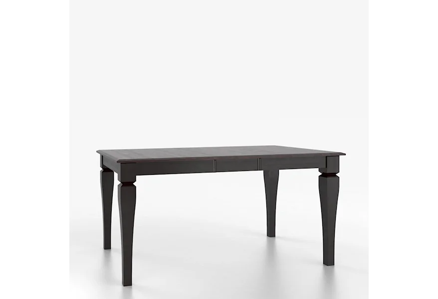 Custom Dining Tables <b>Customizable</b> Square Table with Legs by Canadel at Dinette Depot