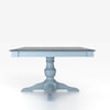 Canadel Custom Dining Tables <b>Customizable</b> Square Table w/ Pedestal