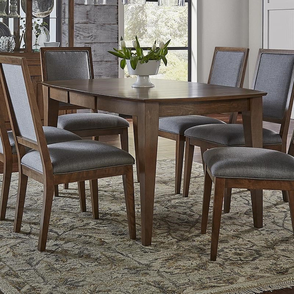 Canadel Pecan Washed Dining Table