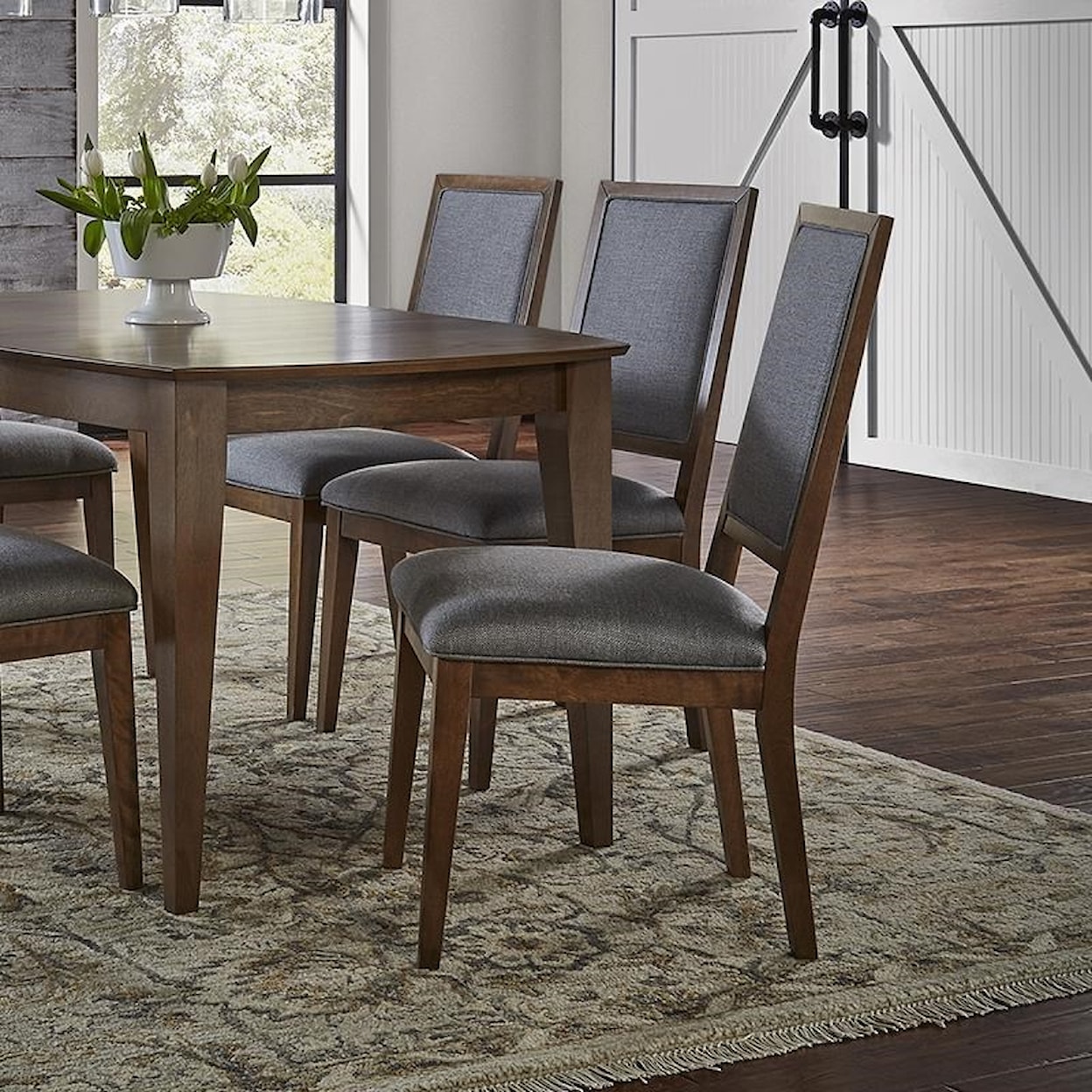 Canadel Pecan Washed Upholstered Dining Chair
