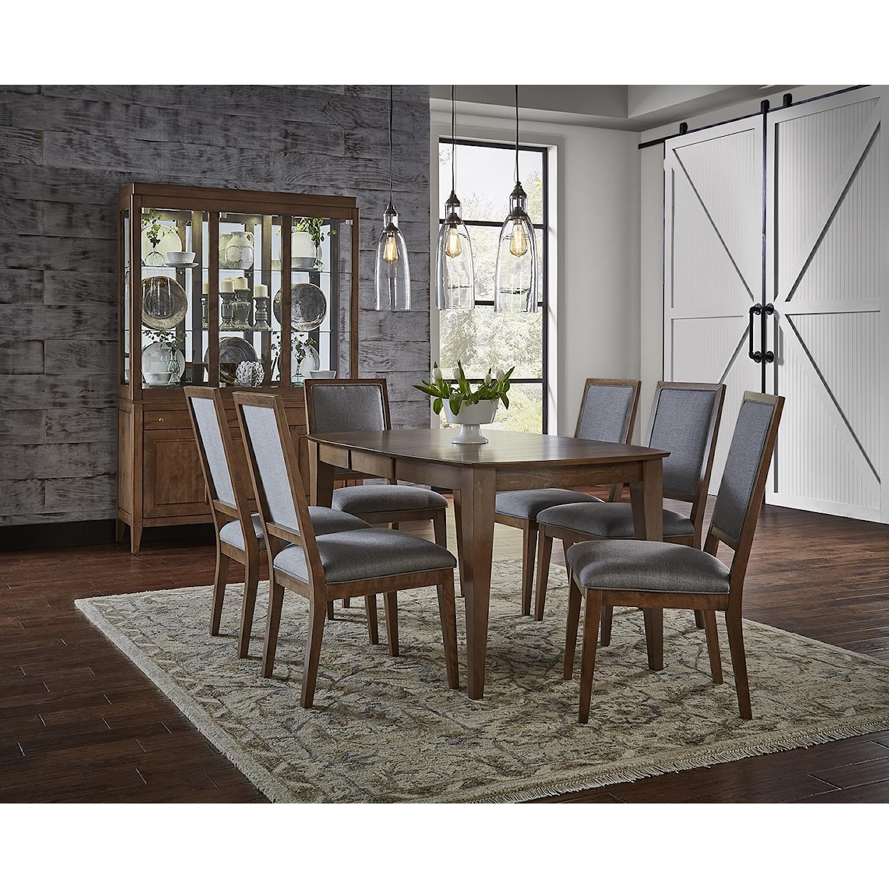 Canadel Pecan Washed Dining Set