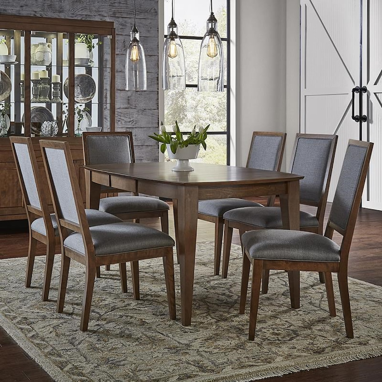 Canadel Pecan Washed Dining Set