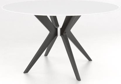 Snow 54" Glass Top Table