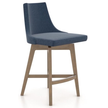 Downtown 25" Upholstered Swivel Stool