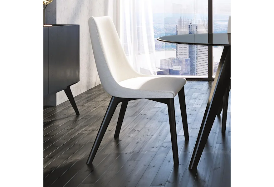 Downtown - Custom Dining Customizable Side Chair by Canadel at Wayside Furniture & Mattress