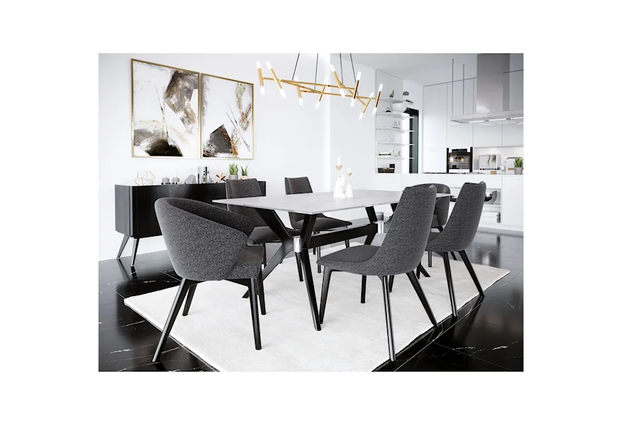 Downtown - Custom Dining Dining Room Group by Canadel at Johnny Janosik