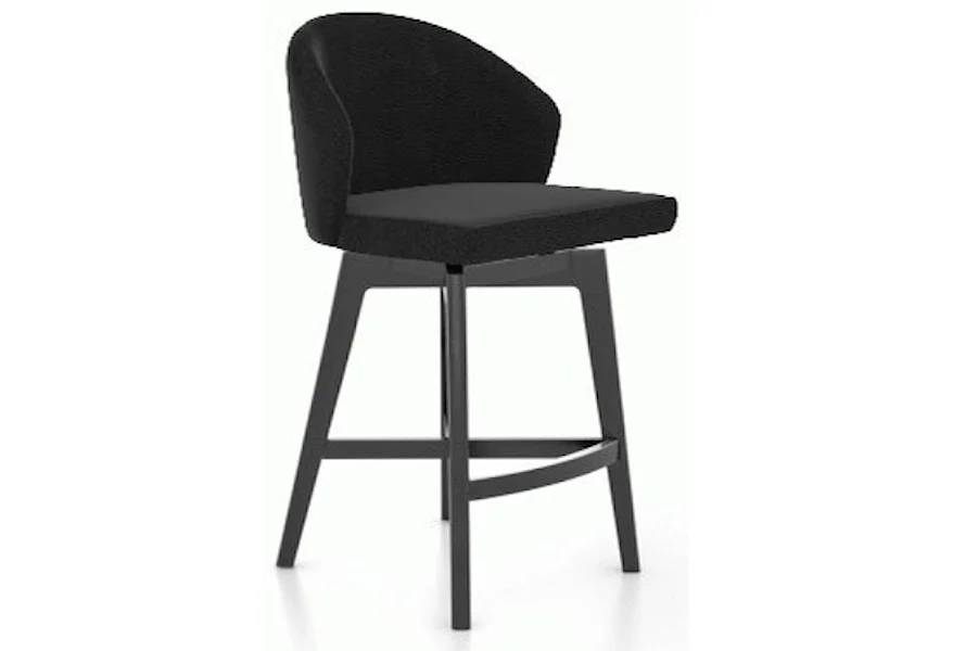 Downtown - Custom Dining Customizable Swivel Stool by Canadel at Steger's Furniture & Mattress