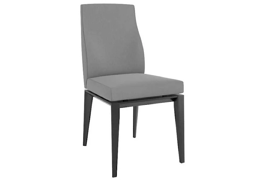 Downtown - Custom Dining Customizable Dining Side Chair by Canadel at Saugerties Furniture Mart