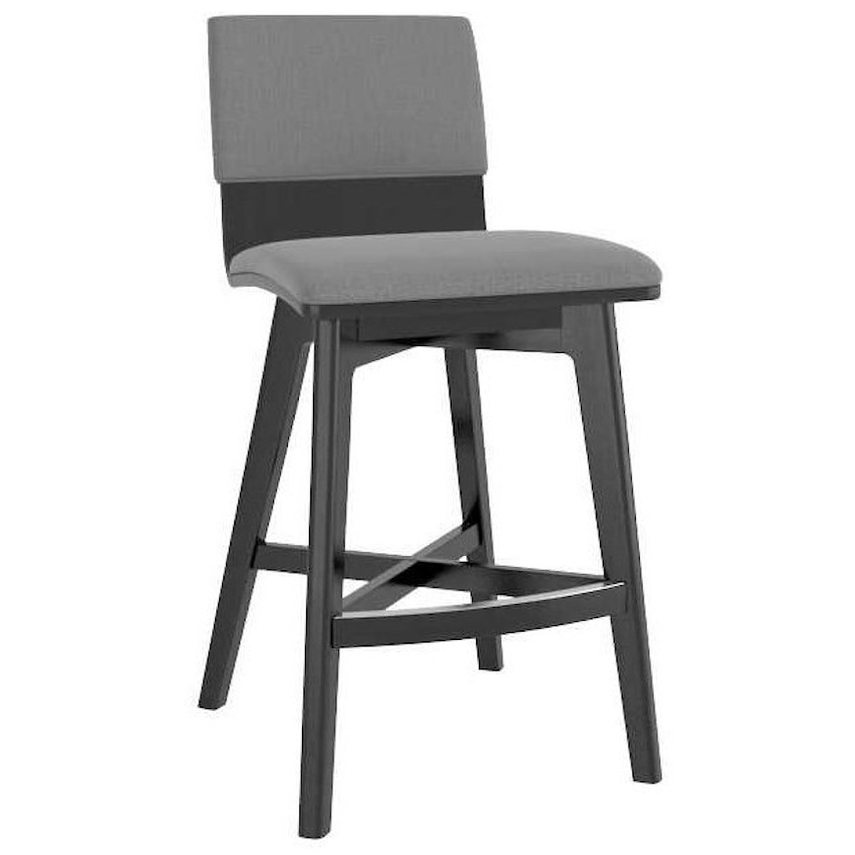 Canadel Downtown - Custom Dining Customizable Upholstered Fixed Stool
