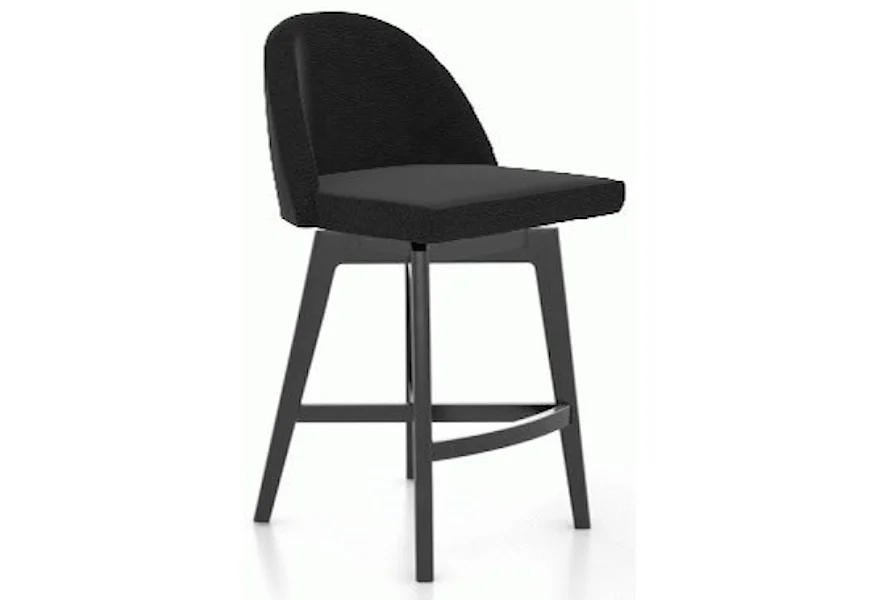 Downtown - Custom Dining Customizable Swivel Stool by Canadel at Dinette Depot