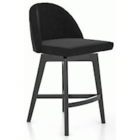 Customizable Upholstered Swivel Stool