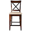 Canadel East Side Customizable X-Back Stool