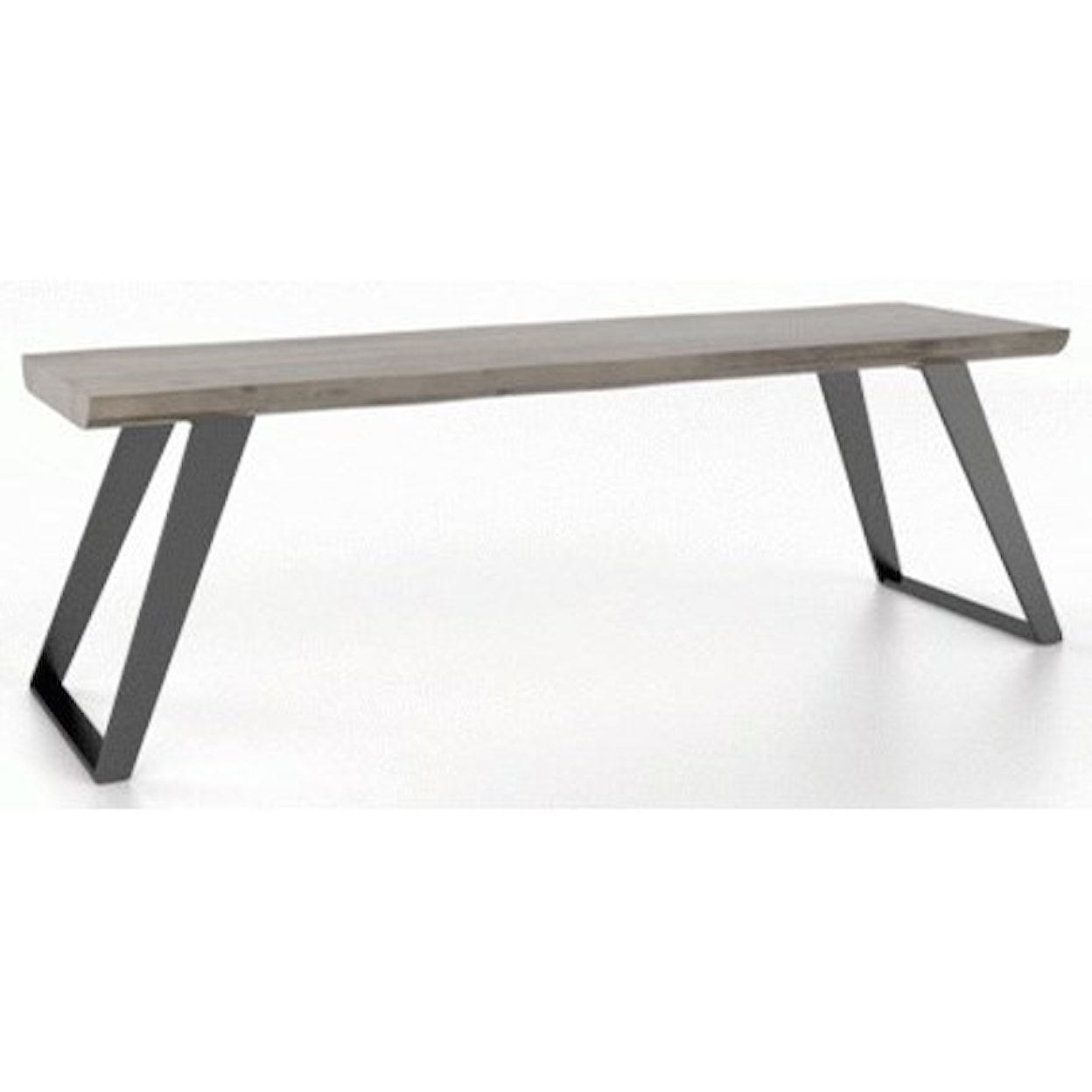 Canadel East Side Customizable Live Edge Bench