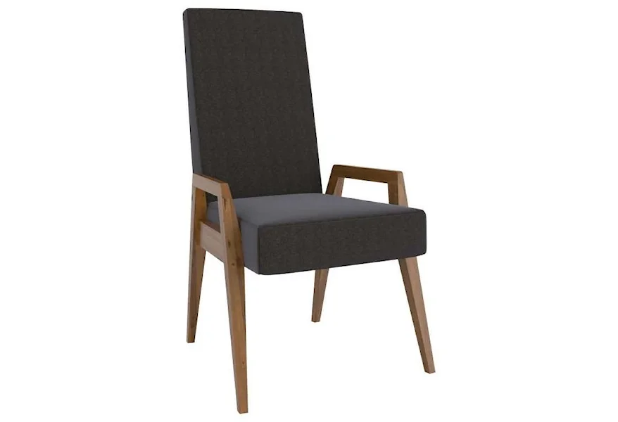 East Side Customizable Dining Arm Chair by Canadel at Dinette Depot
