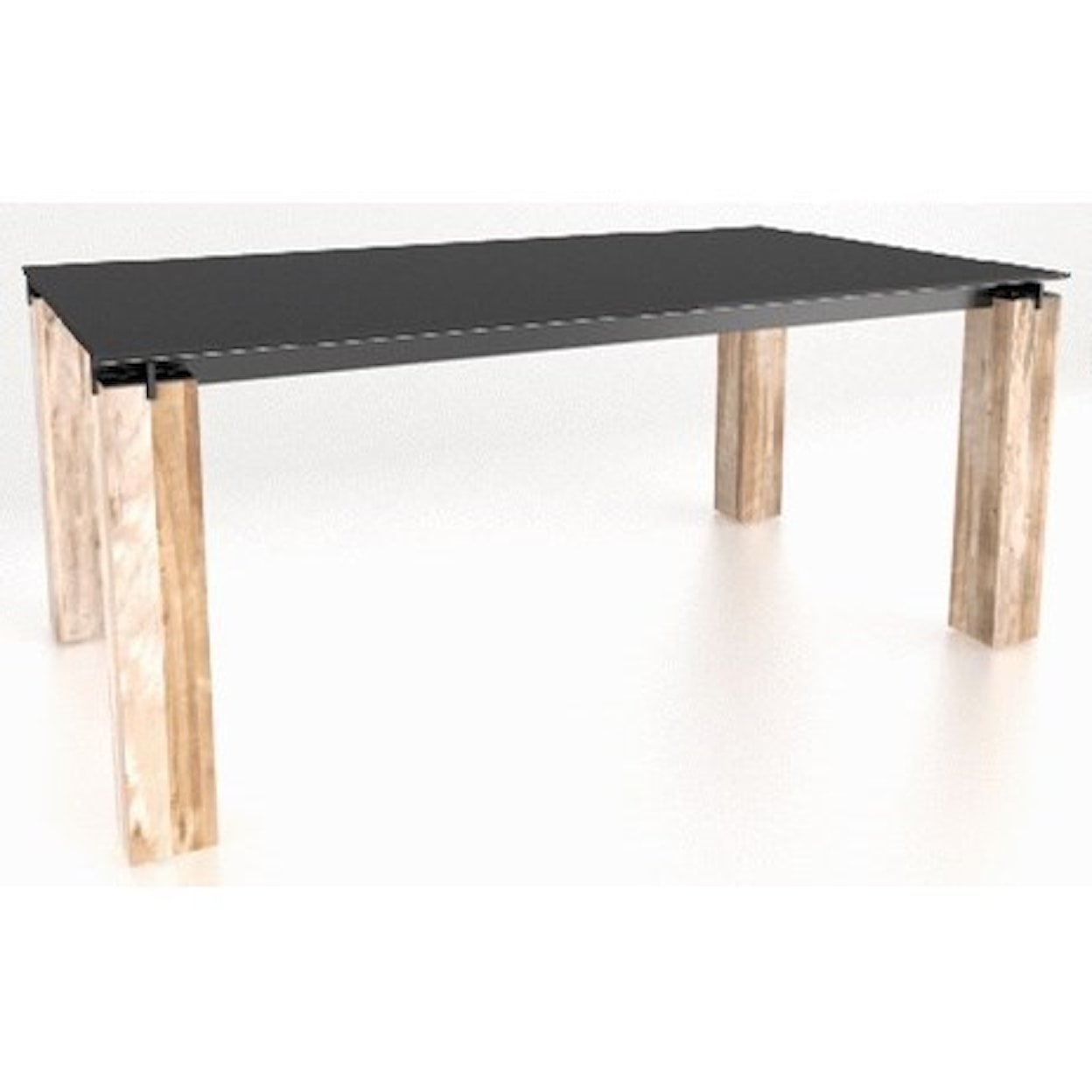 Canadel East Side Customizable Glass Top Table
