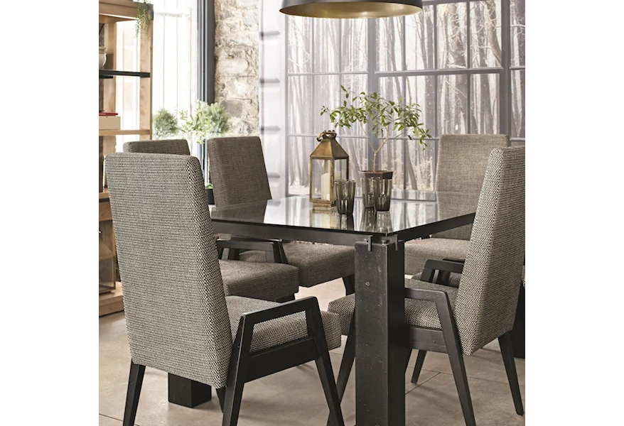 East Side Customizable Dining Table Set by Canadel at Dinette Depot