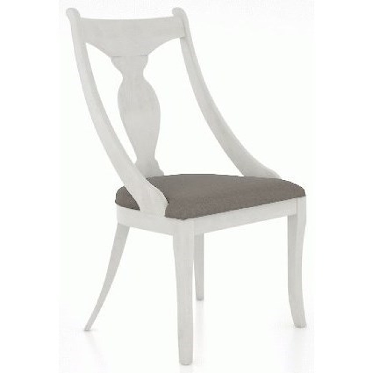 Canadel Farmhouse Customizable Chair with Upholstered Seat