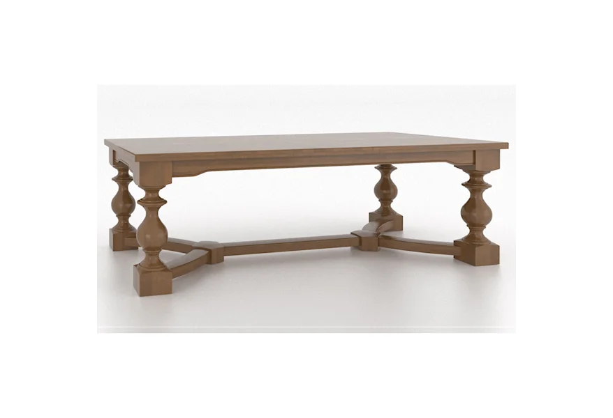 Farmhouse Customizable Dining Table by Canadel at Johnny Janosik