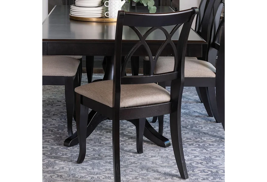 Gourmet - Custom Dining Customizable Dining Side Chair by Canadel at Dinette Depot