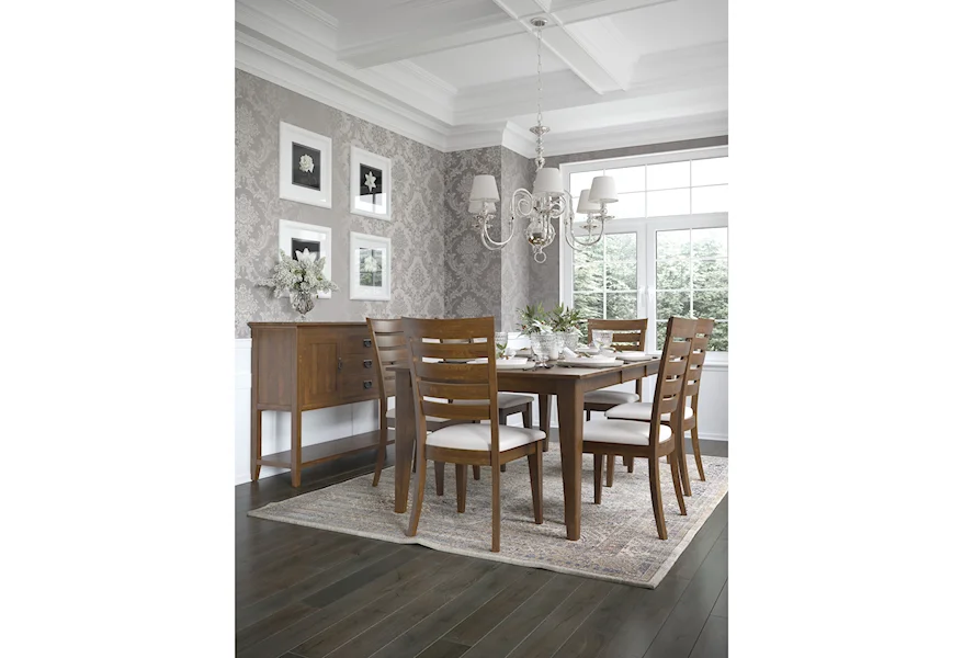 Gourmet - Custom Dining Dining Table Set by Canadel at Dinette Depot