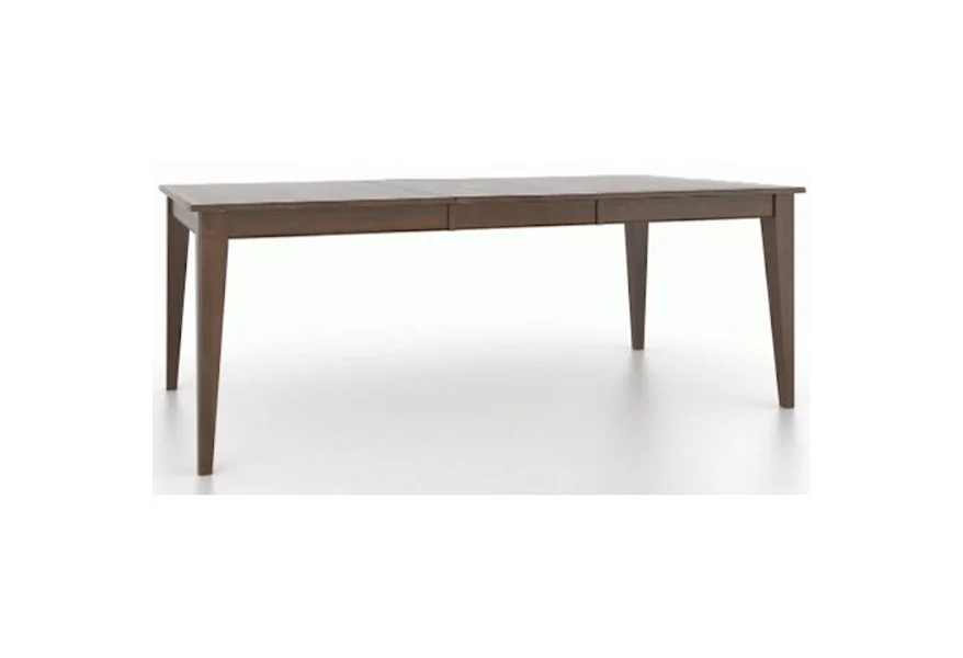 Gourmet - Custom Dining Customizable Rectangular Table by Canadel at Dinette Depot