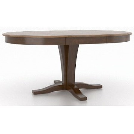 Customizable Round/Oval Table with Pedestal