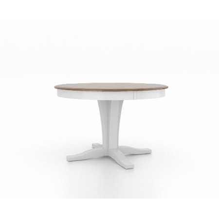 Customizable Round Table with Pedestal